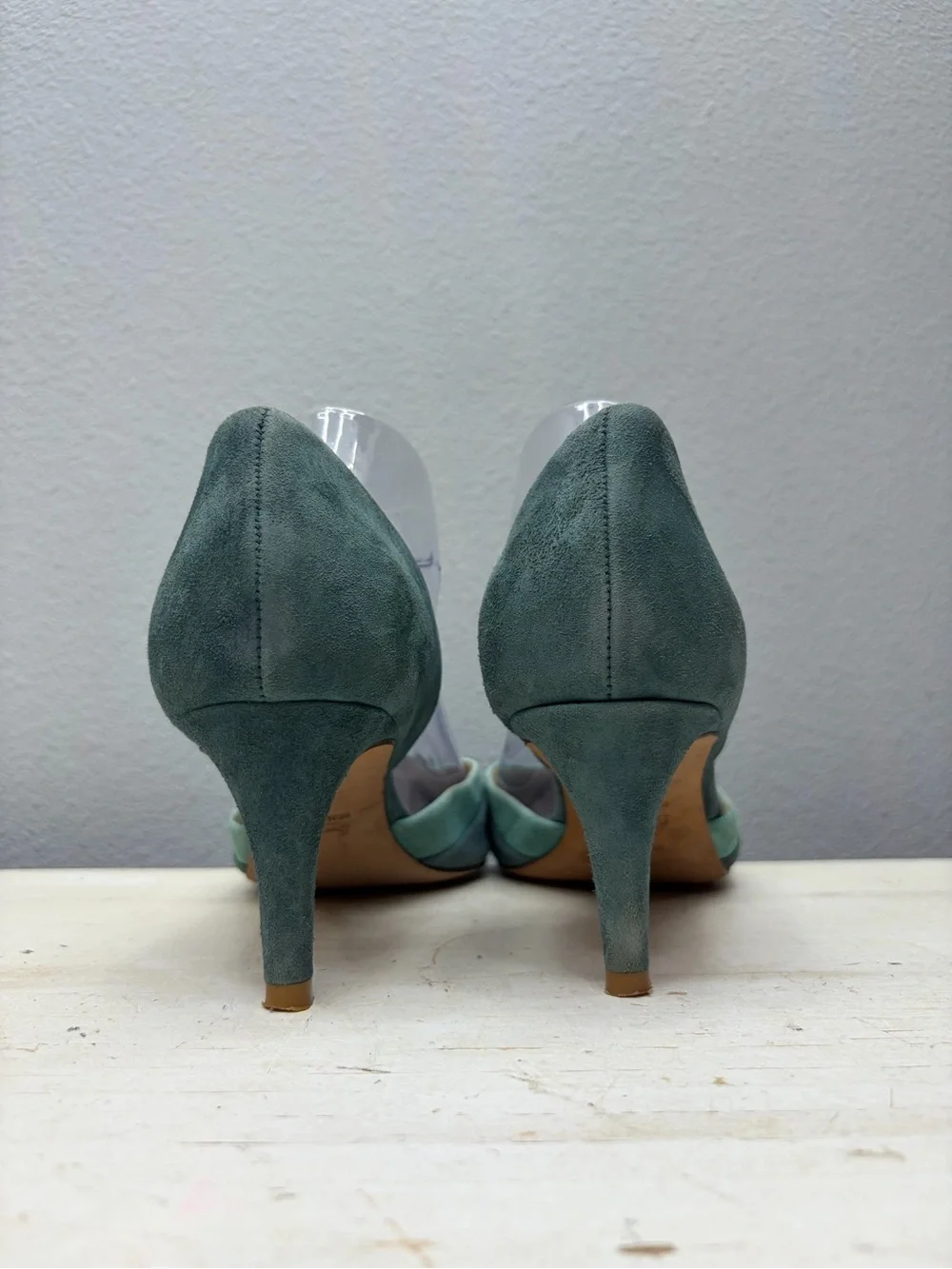 Boden Green Suede D’Orsay Pumps Size 41